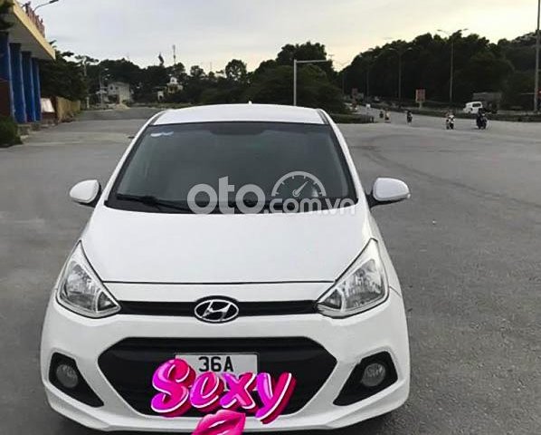 Cần bán xe Hyundai Grand i10 1.0 MT sản xuất 2014, màu trắng, nhập khẩu nguyên chiếc