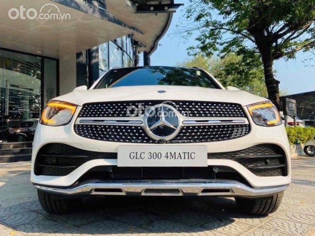 Cần bán xe Mercedes GLC 300 2021, màu trắng, hỗ trợ đăng ký, đăng kiểm0