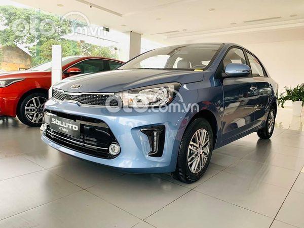 Bán xe Kia Soluto AT Deluxe đời 2021, màu xanh lam, giá tốt0