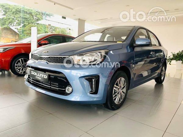 Xe Kia Soluto AT Deluxe sản xuất năm 2021, màu xanh lam, giá chỉ 429 triệu0