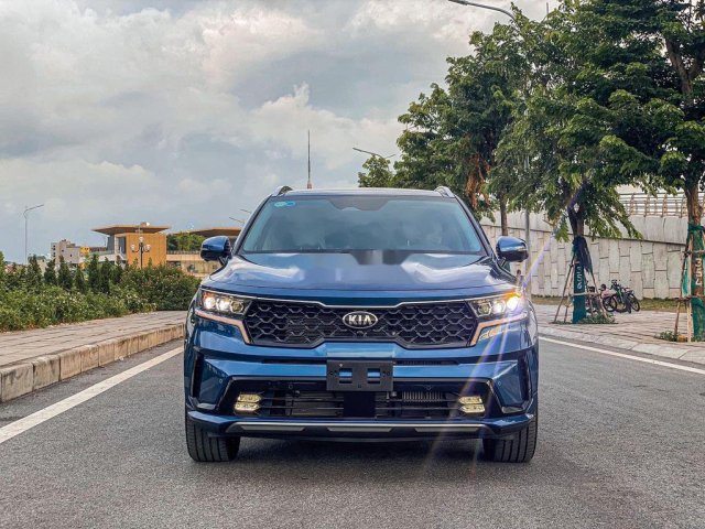 Bán ô tô Kia Sorento All New sản xuất 2021, màu xanh lam, xe nhập0