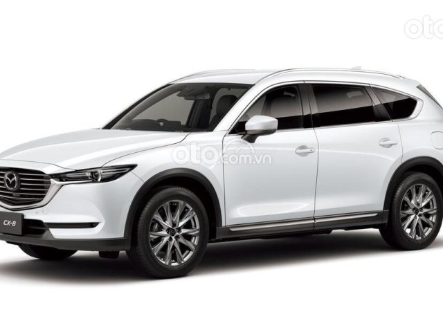 Cần bán Mazda CX-8 2.5 Deluxe sản xuất 2021, màu trắng, giá 999tr0