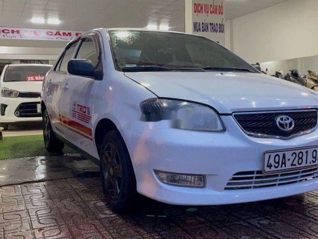 Xe Toyota Vios sản xuất năm 2005, màu trắng, nhập khẩu nguyên chiếc  0