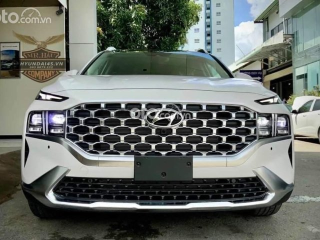 Hyundai Santa Fe Thanh Hóa bản 2021, chỉ 300tr là có xe, bank 85% sẵn xe