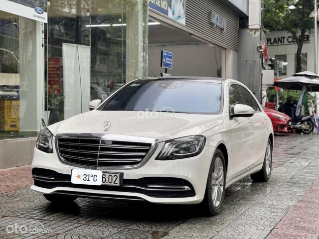 Mercedes S450 trắng nội thất nâu sx 2017