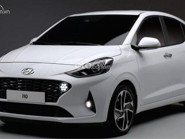 Bán Hyundai Grand i10 1.2 AT năm sản xuất 2021, màu trắng, giá chỉ 435 triệu0