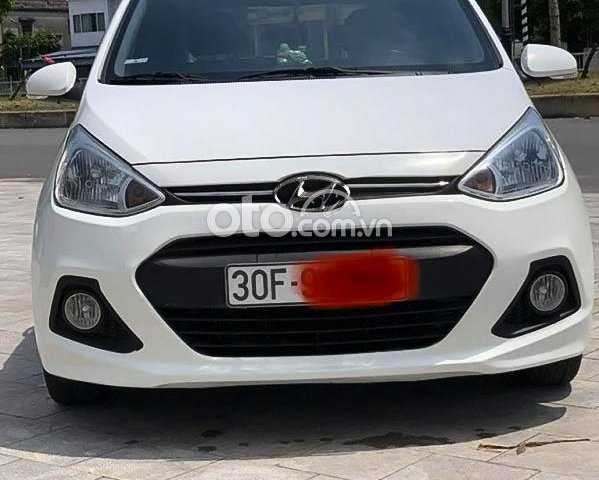 Bán xe Hyundai Grand i10 1.2 AT năm sản xuất 2015, màu trắng, nhập khẩu0