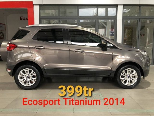 Cần bán lại xe Ford EcoSport Titanium năm sản xuất 2014, màu xám số tự động0