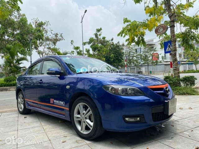 Cần bán xe Mazda 3 đời 2008, màu xanh lam, nhập khẩu nguyên chiếc0