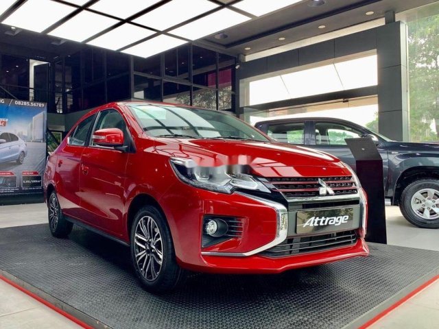 Bán ô tô Mitsubishi Attrage đời 2021, màu đỏ, nhập khẩu, giá tốt0