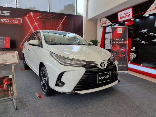 Toyota Vios 2021 tổng khuyến mại tiền mặt+ phụ kiện chính hãng full option lên đến 55tr đồng trong T9, xe giao ngay0