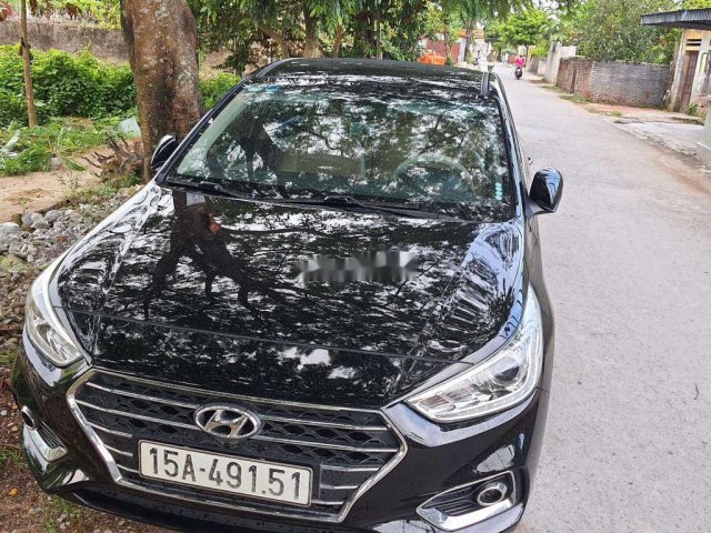 Bán ô tô Hyundai Accent sản xuất 2019, màu đen, xe nhập, giá chỉ 425 triệu0