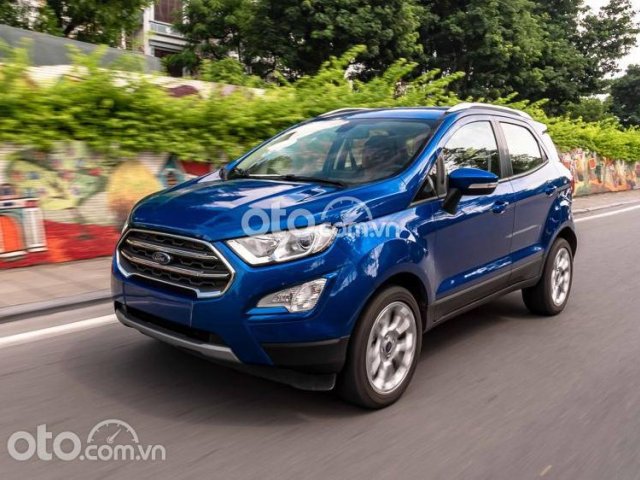 Bán Ford EcoSport 1.5L AT Trend năm sản xuất 2021, màu xanh lam, 603 triệu0