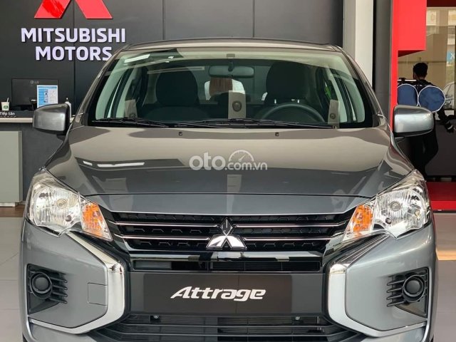 Mitsubishi Attrage 2021 - Có sẵn + 50% thuế + tặng bảo hiểm vật chất + tặng phiếu nhiên liệu 10l và bọc vô lăng miễn phí