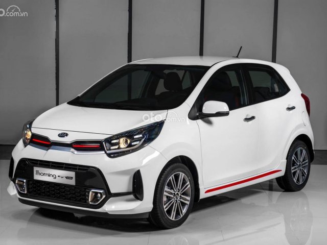 Bán xe Kia Morning GT line đời 2021, màu trắng giá cạnh tranh0