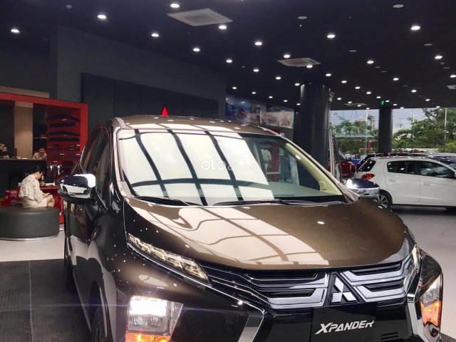 Bán Mitsubishi Xpander AT đời 2021, màu nâu, nhập khẩu nguyên chiếc, giá tốt0