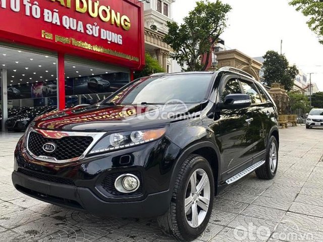 Cần bán lại xe Kia Sorento GAT 2.4L 2WD đời 2013, màu đen0