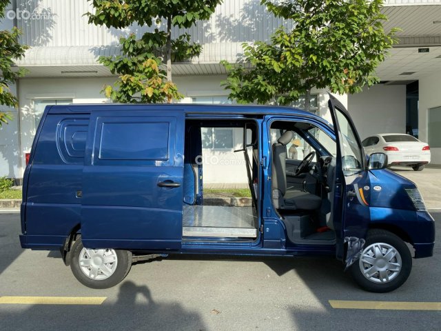 Bán Thaco TOWNER Van sản xuất năm 2021, màu xanh lam, giá chỉ 278 triệu