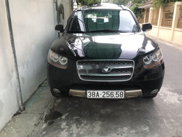 Bán ô tô Hyundai Santa Fe đời 2009, màu đen, nhập khẩu nguyên chiếc chính chủ0