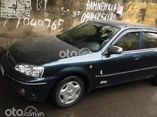 Bán ô tô Ford Laser GHIA 1.8 MT năm 2002, màu xanh lam, giá chỉ 110 triệu