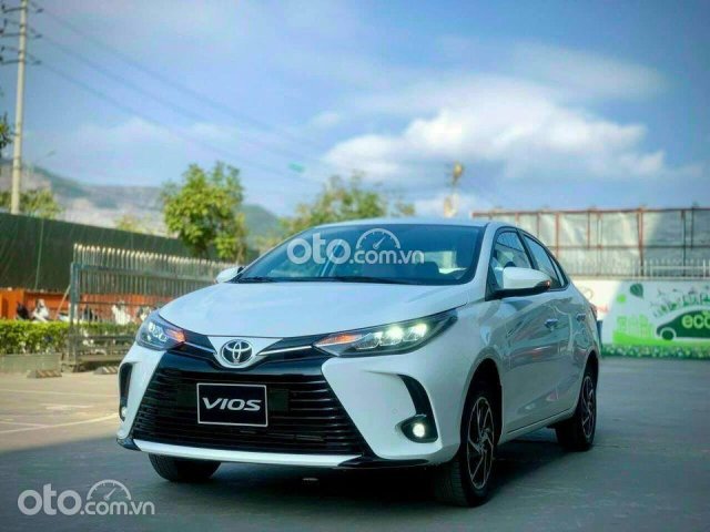 Bán ô tô Toyota Vios 1.5E CVT đời 2021, màu trắng0