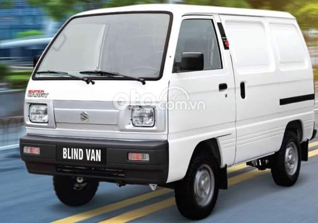 [Đà Nẵng] bán xe Suzuki Super Carry Van Blind sản xuất 2021, giảm sâu 15tr cộng bảo hiểm thân vỏ 1 năm, kích cầu tháng 09, liên hệ nhanh