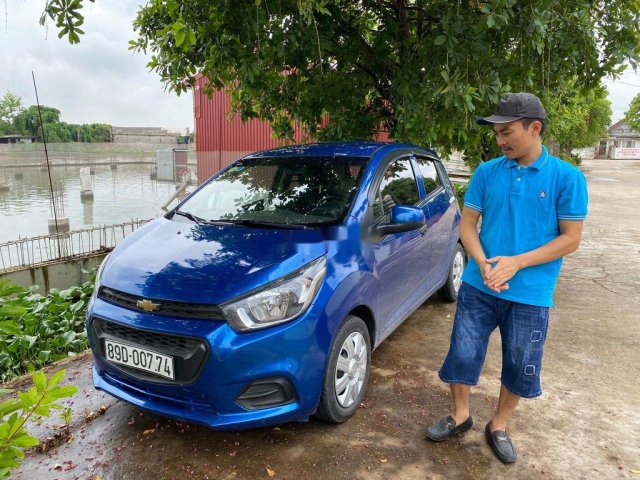 Bán ô tô Chevrolet Spark Van năm sản xuất 2018, màu xanh lam, giá tốt0