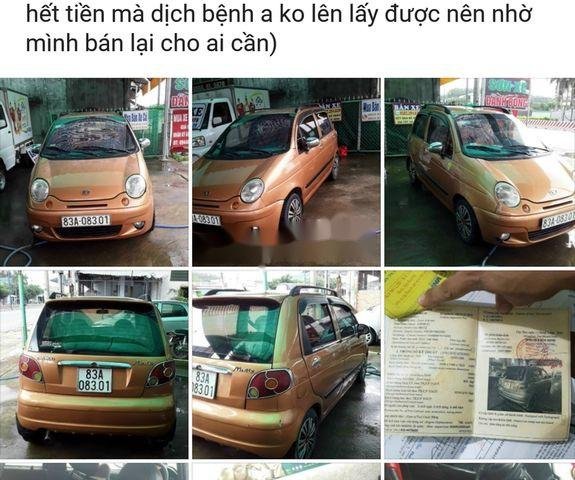 Cần bán Daewoo Matiz sản xuất 2007, giá 59tr0