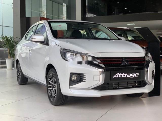 Bán Mitsubishi Attrage 2021, màu trắng, xe nhập