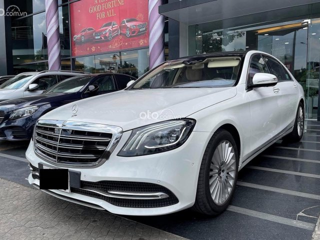 Bán Mercedes-Benz S450L màu trắng, triết khấu 10% giao ngay, siêu lướt