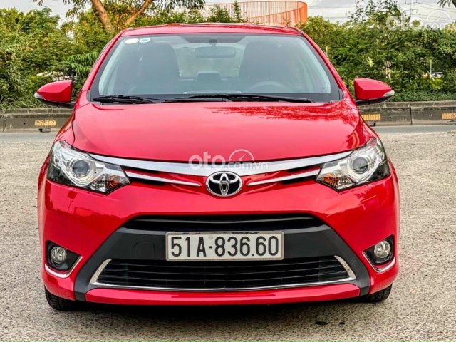 Bán Toyota Vios năm 2015, màu đỏ xe gia đình, giá 398tr0