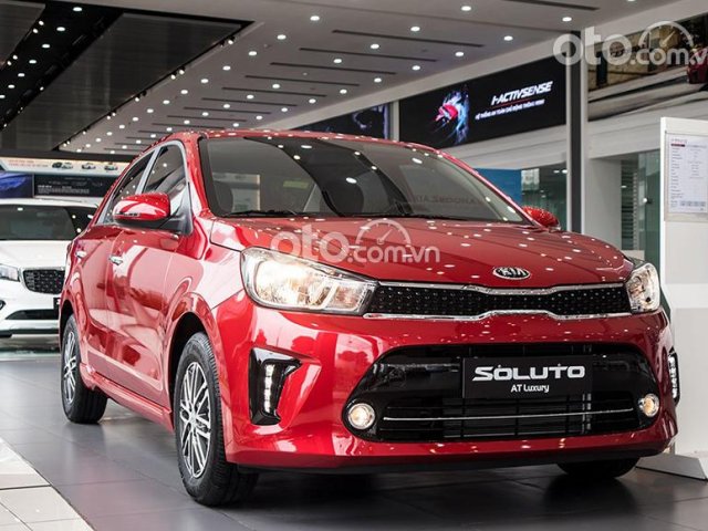 Bán xe Kia Soluto MT Deluxe sản xuất năm 2021, màu đỏ, giá 391tr