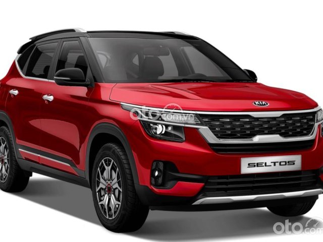 Bán xe Kia Seltos 1.4 Turbo Luxury đời 2021, màu đỏ0