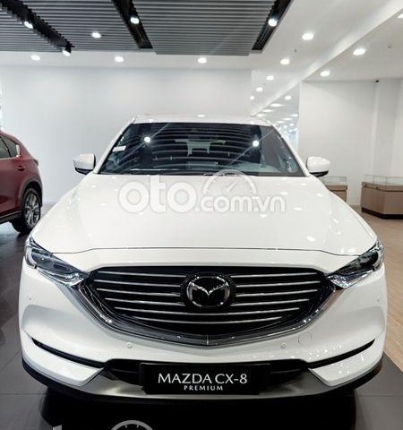 Bán Mazda CX-8 Premium sản xuất 2021, màu trắng0