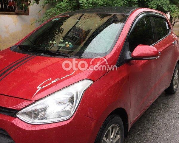 Cần bán xe Hyundai Grand i10 đời 2015, màu đỏ, nhập khẩu  0