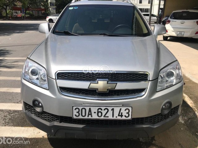 Bán ô tô Chevrolet Captiva 2.4MT đời 2008, màu bạc số sàn0