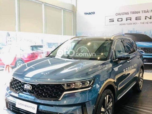 Bán Kia Sorento 2.2D Signature AWD đời 2021, màu xanh lam0