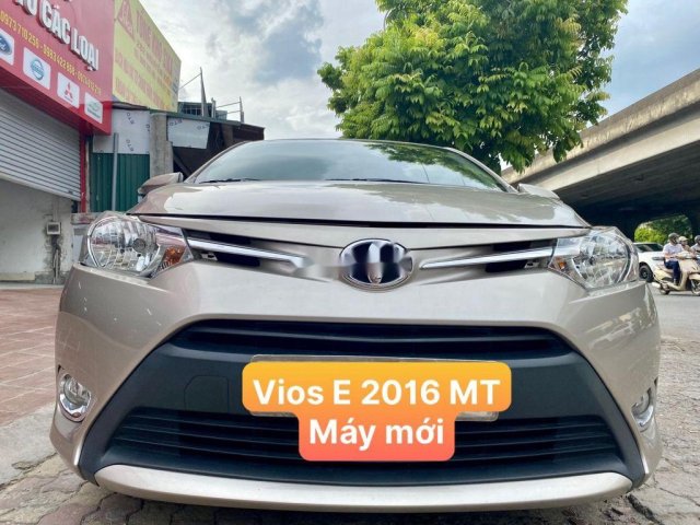 Bán ô tô Toyota Vios 1.5E MT năm sản xuất 2016, màu xám 0