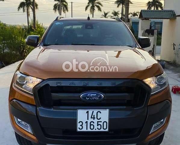 Cần bán lại xe Ford Ranger Wildtrak 3.2L 4x4 AT sản xuất năm 2016, nhập khẩu nguyên chiếc0