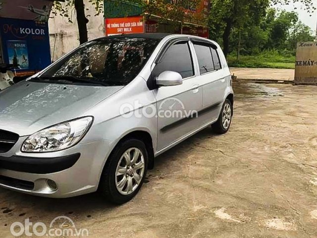 Bán Hyundai Getz 1.1 MT đời 2009, màu bạc 0