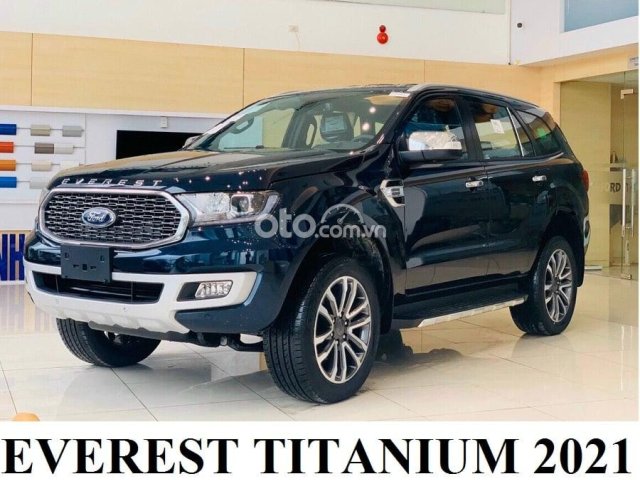 Cần bán Ford Everest Titanium 2.0L 4x2 AT sản xuất 2021, màu xanh lam, nhập khẩu