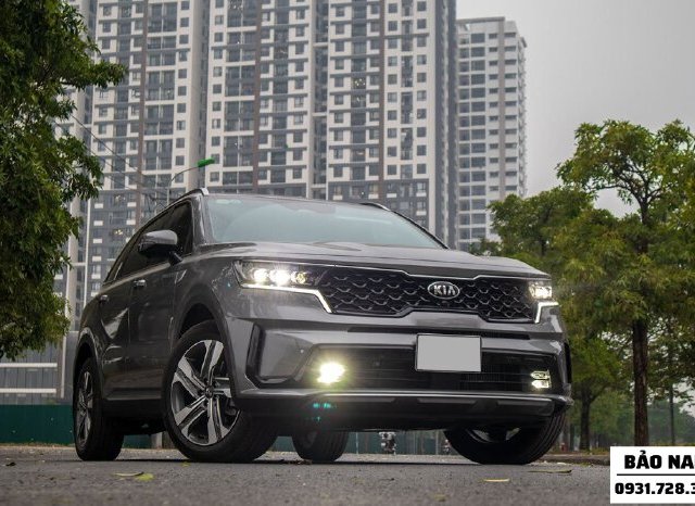 Bán ô tô Kia Sorento sản xuất năm 2021, màu xám0