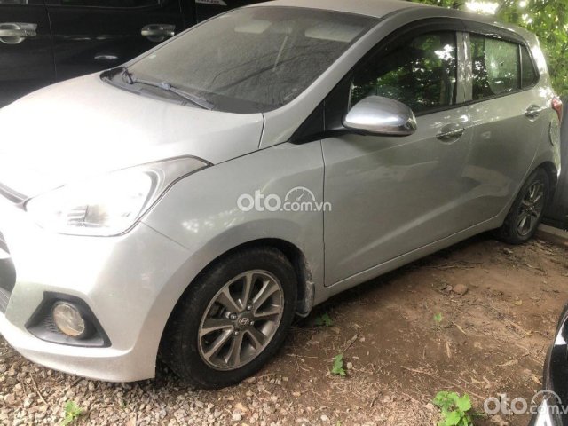 Xe Hyundai Grand i10 1.0 MT năm 2014, màu bạc, nhập khẩu còn mới, 205tr0