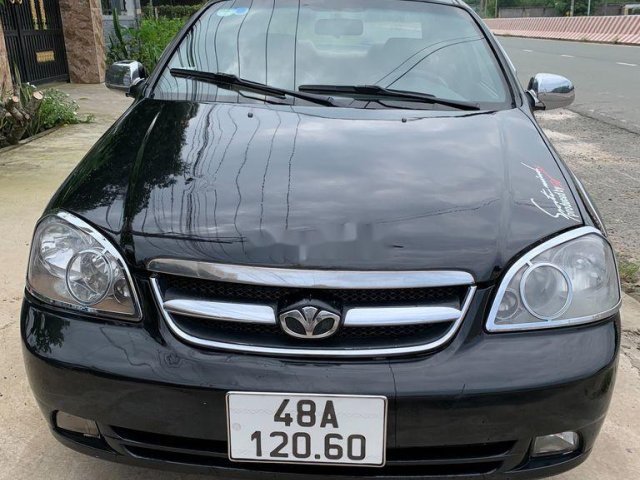 Cần bán lại xe Daewoo Lacetti đời 2009, màu đen  0