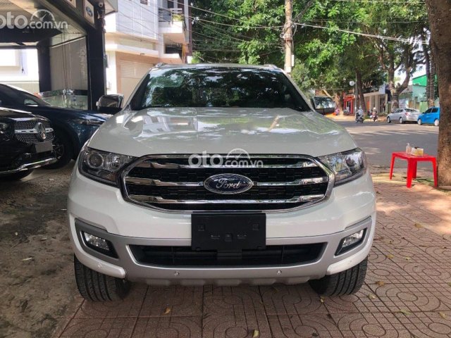 Bán Ford Everest Titanium 2.0L 4x4 AT năm sản xuất 2019, màu trắng, nhập khẩu nguyên chiếc ít sử dụng0