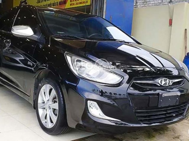 Bán Hyundai Accent 1.4 AT sản xuất 2012, màu đen, nhập khẩu, giá tốt