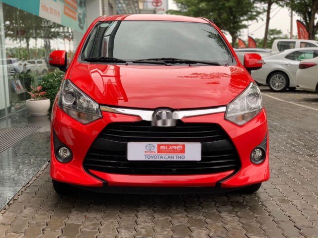 Cần bán lại xe Toyota Wigo 1.2 AT đời 2018, màu đỏ, nhập khẩu nguyên chiếc0