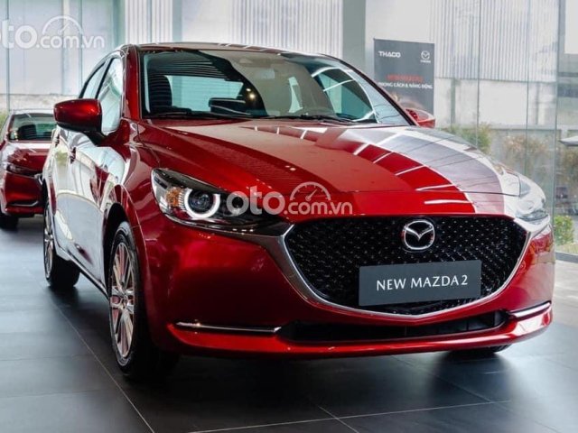 Bán Mazda 2 Deluxe Sport đời 2021, màu đỏ, 519 triệu0