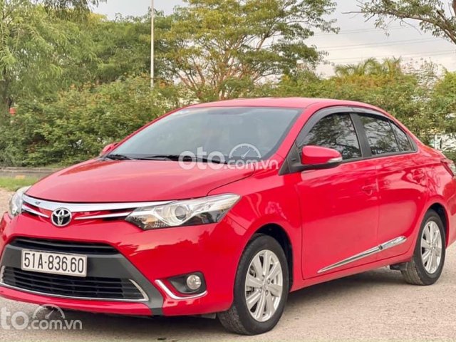 Bán xe Toyota Vios 1.5G đời 2015, màu đỏ, 390 triệu0