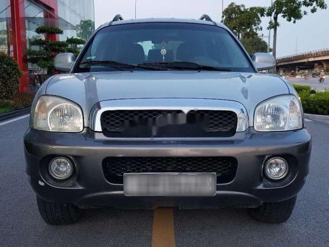 Bán Hyundai Santa Fe 2004, màu bạc, nhập khẩu nguyên chiếc0